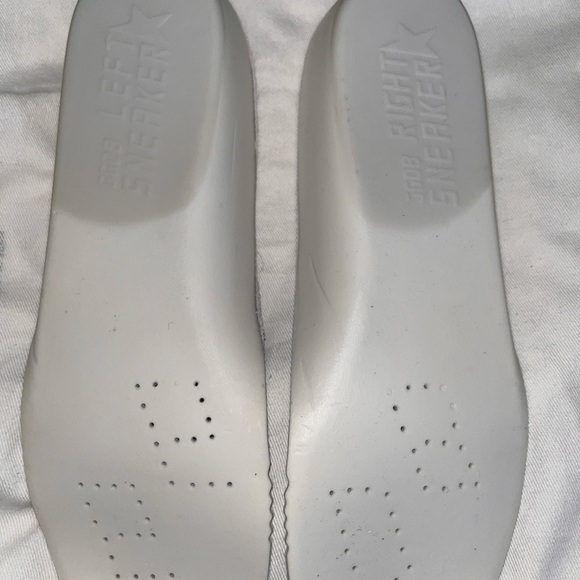 Golden Goose Midstar White and Tan Sneakers - Picture 12 of 14